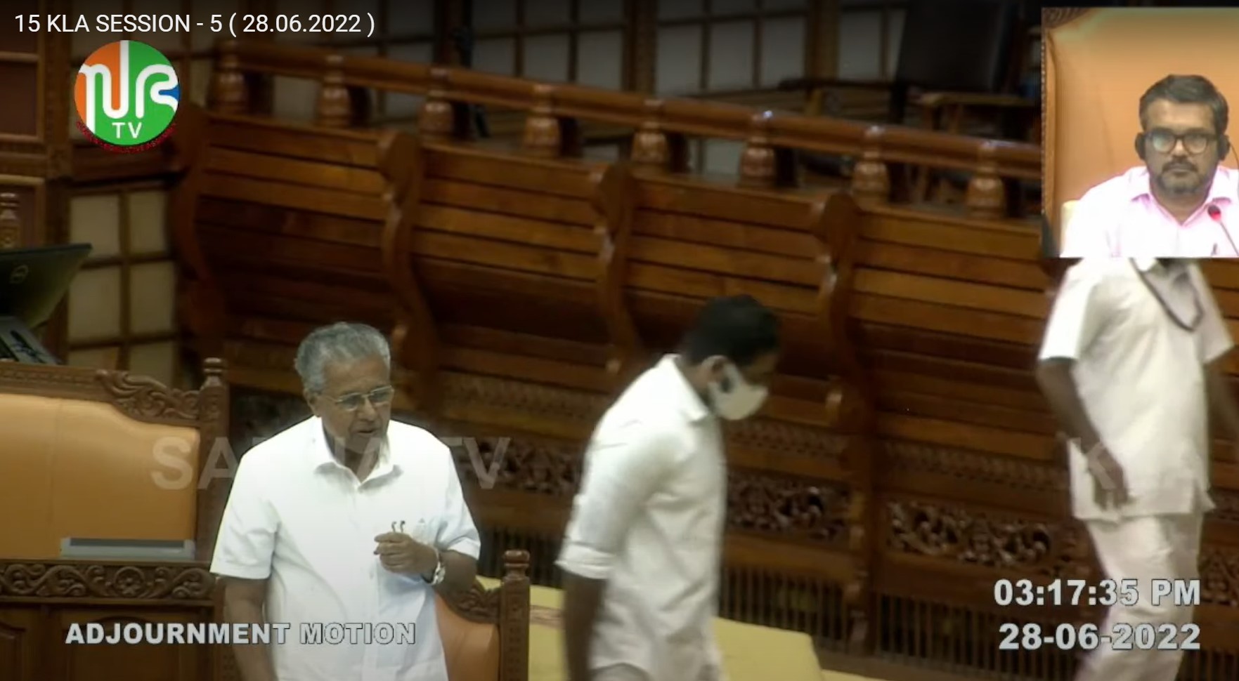 Pinarayi Vijayan in Niyamasabha