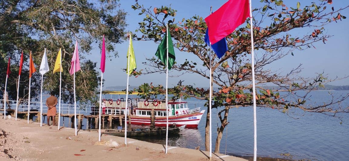 Karma road, boat ride