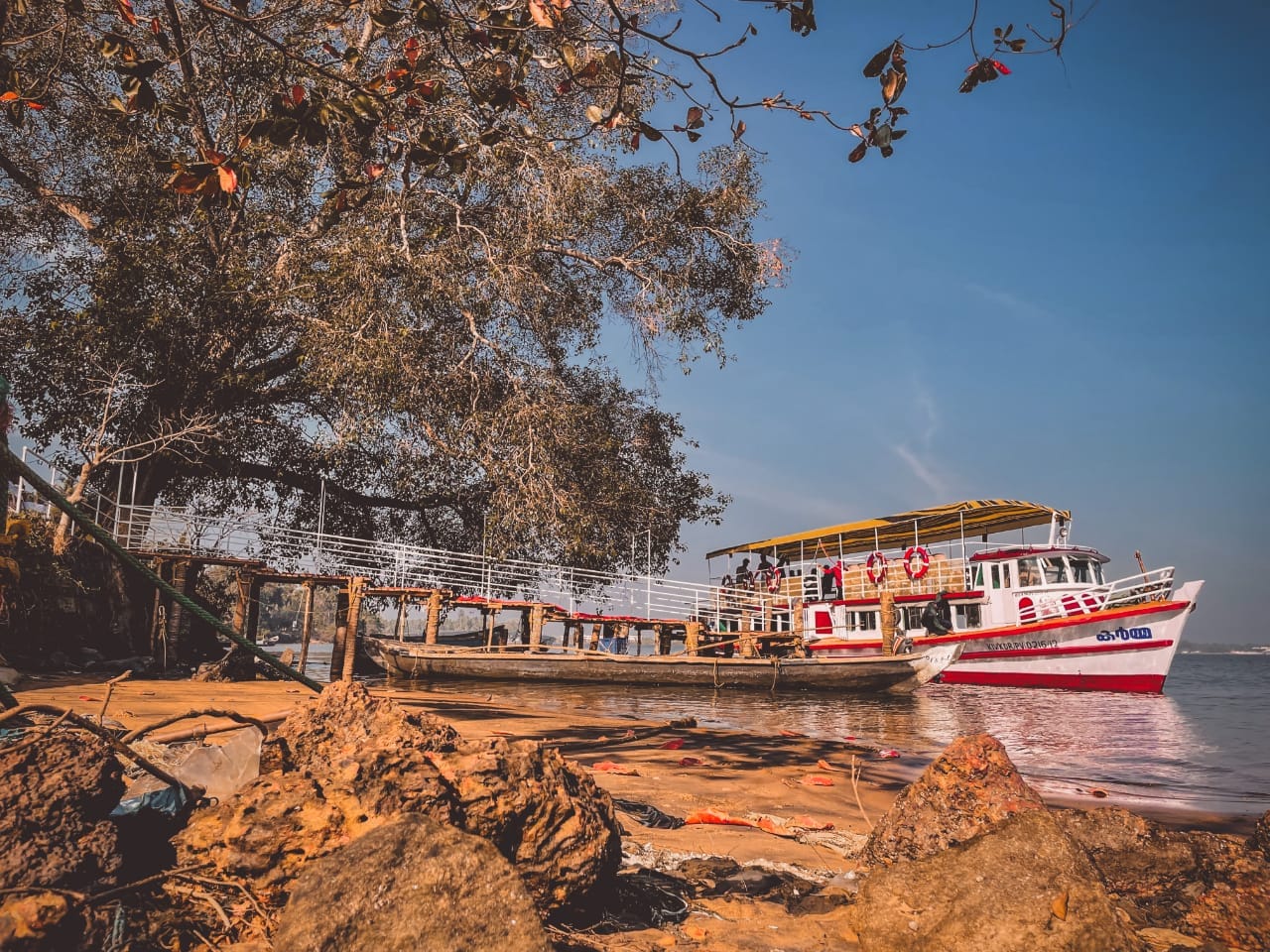 Karma road, boat ride