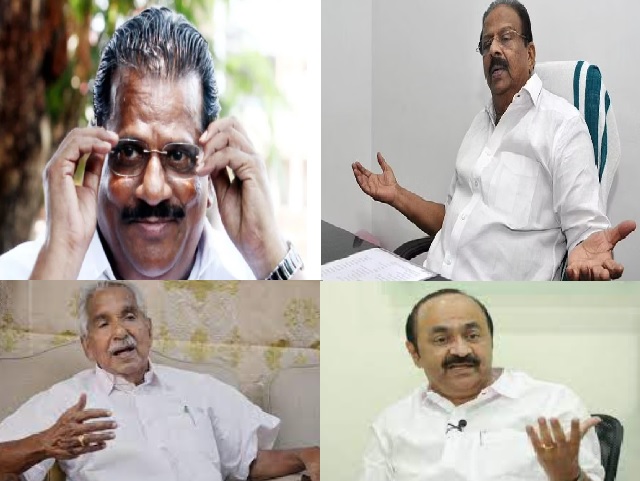E P JAYARAJAN , K Sudhakaran , Oomman Chandy , V D Satheeshan