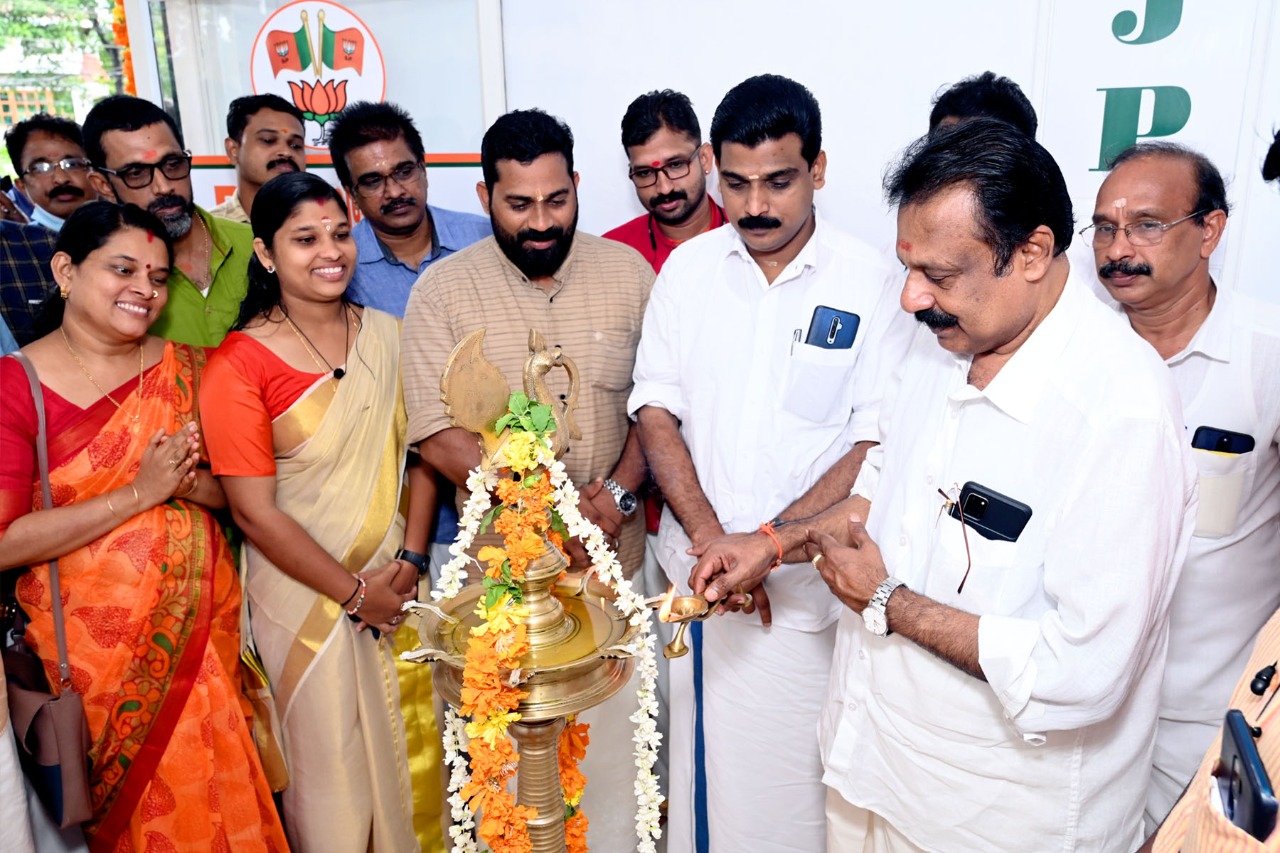 BJP Velukkara office inaguration