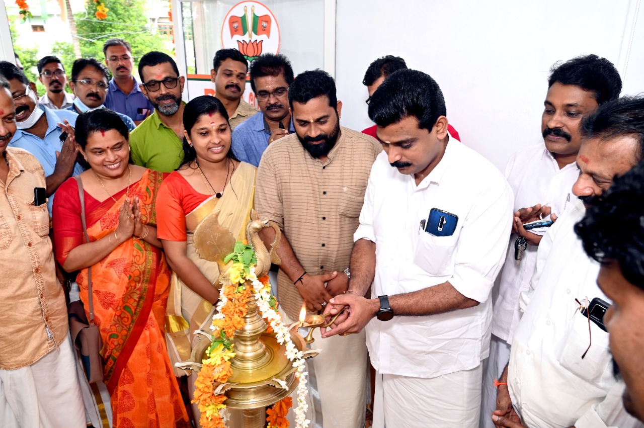 BJP Velukkara office inaguration