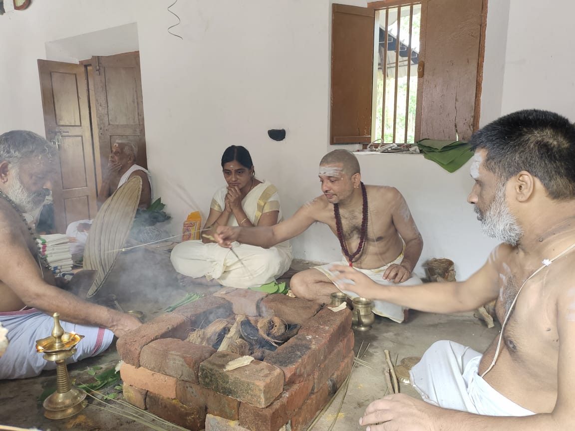 Edamana Swamiyar's monastic reception at Munchira Math