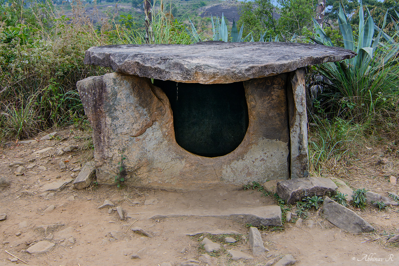 Neolithic age Ancient Dolmens -Muniyara at Marayoor