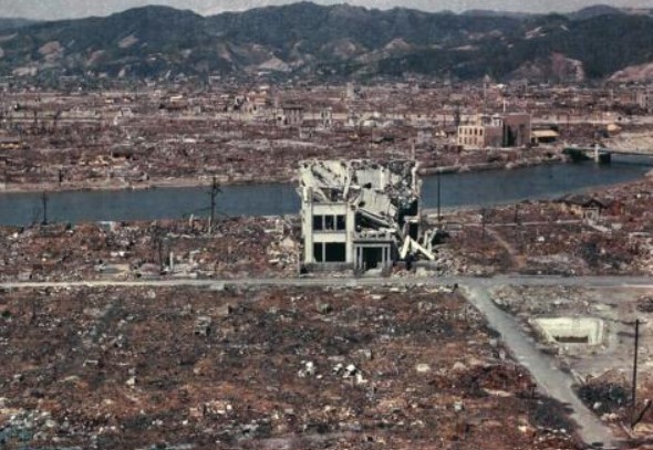 Hiroshima after Nuclear bombing