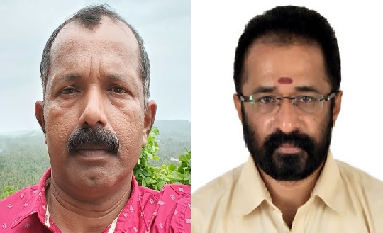 President K T Chandrababu , Secretay Santhosh Kumar