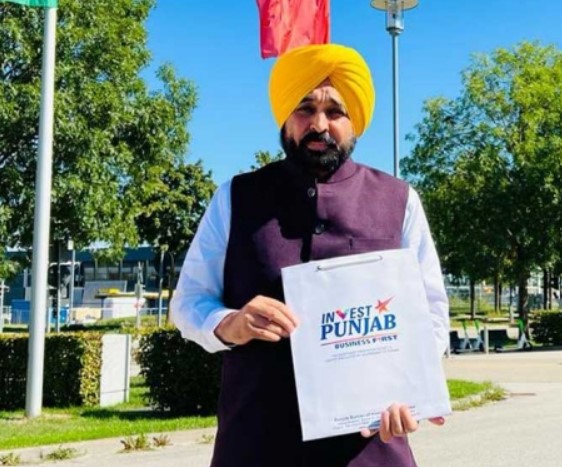 Punjab chief minister Bhagwant Mann At  Germany