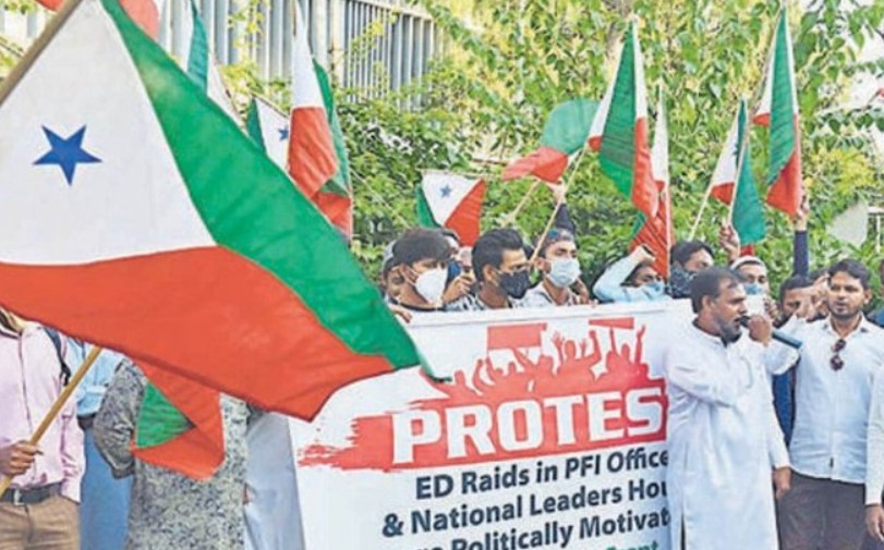 PFI protest