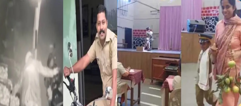 policeman stole the mango , policeman stole the mango  video of an LKG student