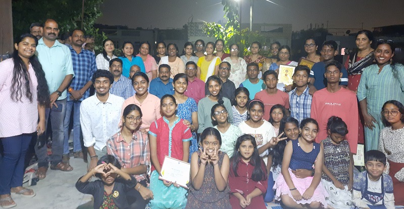 DMA Badarpur Area Malayalam Language Learning Center conducted the entrance festival