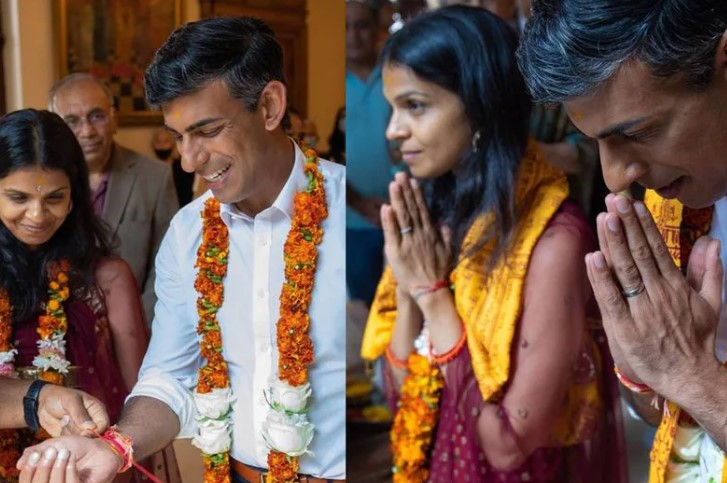 Rishi Sunak and His Wife Akshata