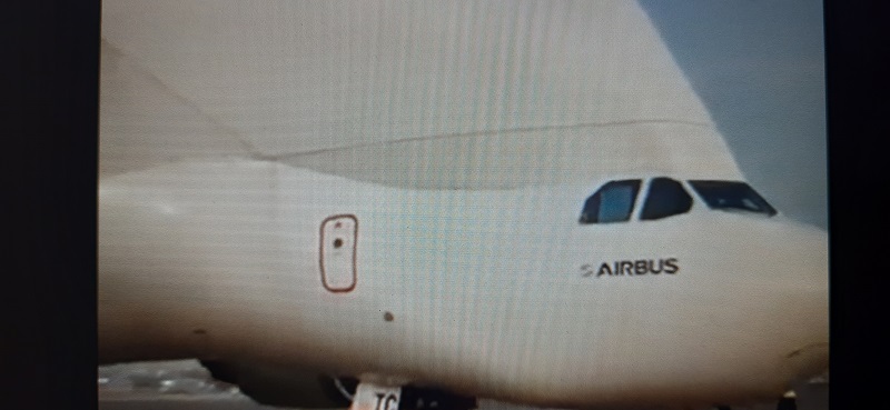 Airbus Beluga Super Transporter made its first appearance at Mumbai Airport