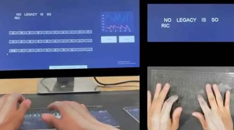 Smart skin AI hand movements