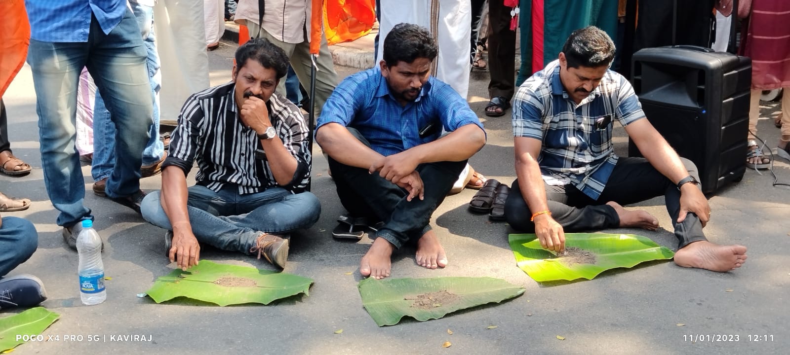 KST Employees Sangh BMS Strike for december 2022  salary