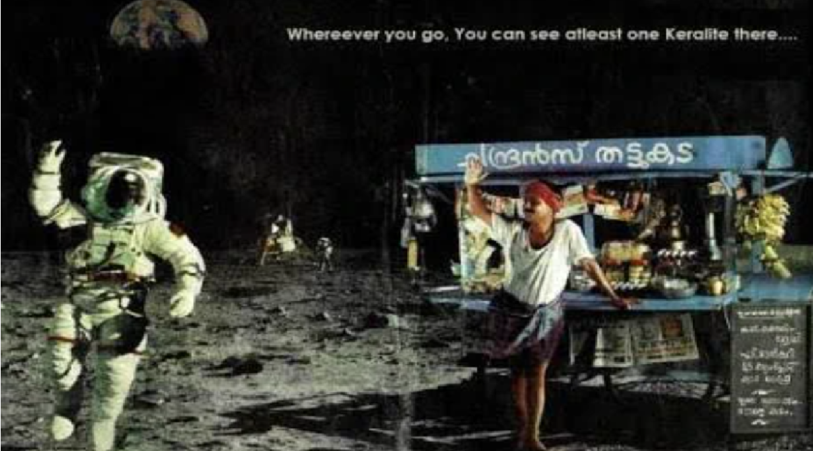 Malayali at Moon Viral photo